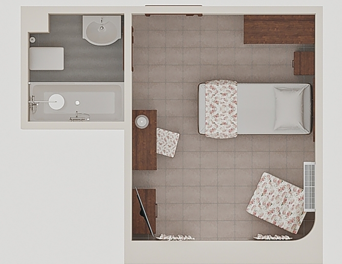 Standart 1-местный 1-комнатный StSgl - Alean Family Riviera